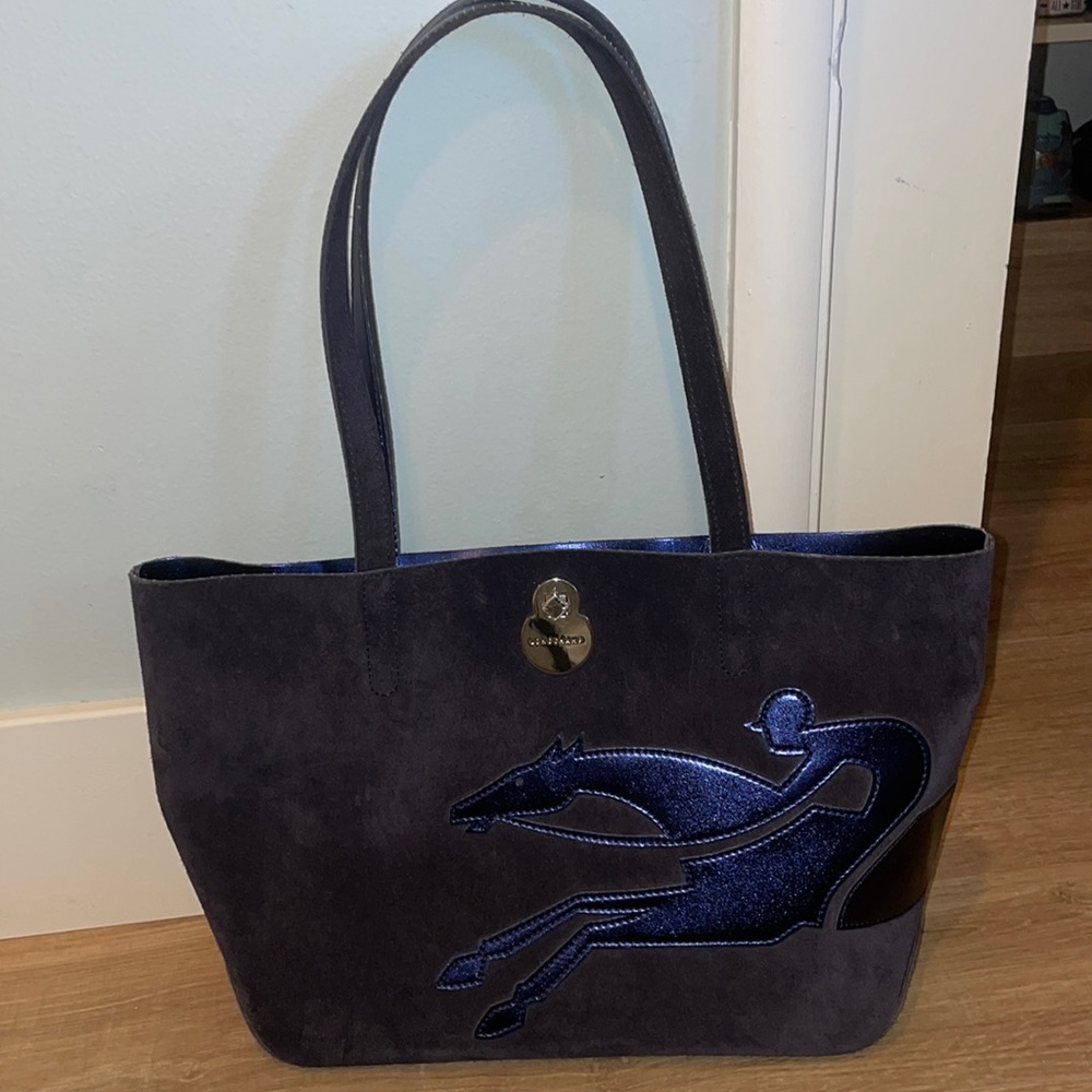 Longchamp navy bag